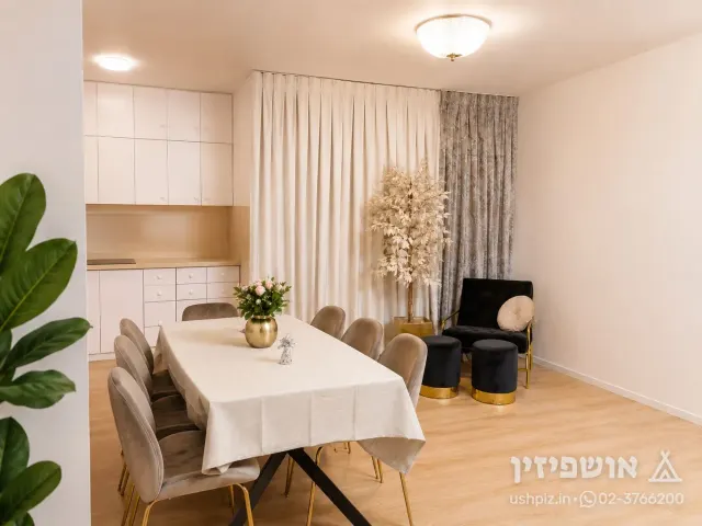 דירה ברחביה שערי חסד, לשבת חגים ובין הזמנים